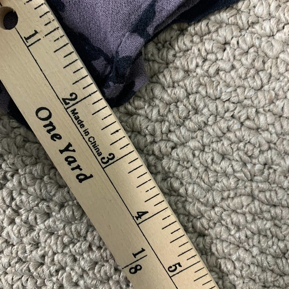 Sea Gypsies Mi Amore Womens Romper Size Medium Purple/Black Floral Cut Out Back - Picture 4 of 10